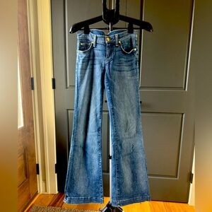 For all man kind low rise jeans